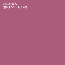 #AC5B7A - Cadillac Color Image