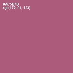 #AC5B7B - Cadillac Color Image