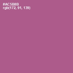 #AC5B8B - Tapestry Color Image