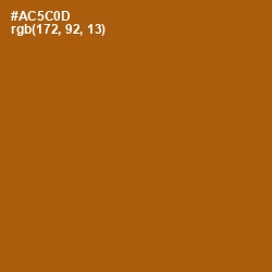 #AC5C0D - Rich Gold Color Image