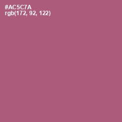 #AC5C7A - Cadillac Color Image