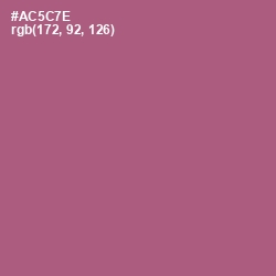 #AC5C7E - Cadillac Color Image