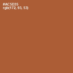 #AC5D35 - Brown Rust Color Image