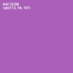 #AC5EBB - Wisteria Color Image