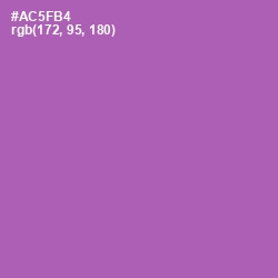 #AC5FB4 - Wisteria Color Image