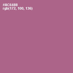 #AC6488 - Turkish Rose Color Image