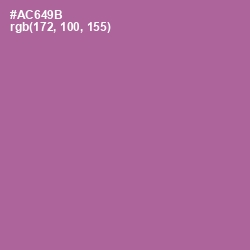 #AC649B - Turkish Rose Color Image