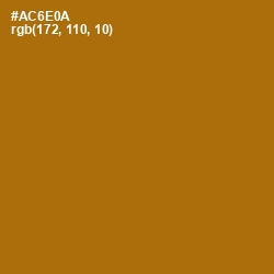 #AC6E0A - Mai Tai Color Image