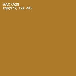 #AC7A28 - Copper Color Image