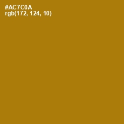 #AC7C0A - Buttered Rum Color Image