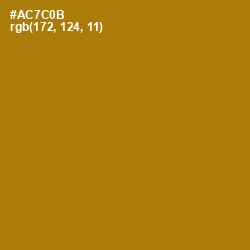 #AC7C0B - Buttered Rum Color Image