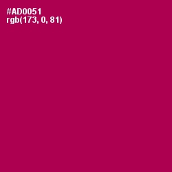 #AD0051 - Jazzberry Jam Color Image