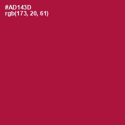 #AD143D - Shiraz Color Image