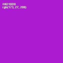 #AD1BD0 - Electric Violet Color Image