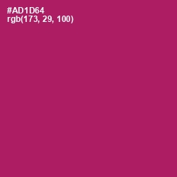 #AD1D64 - Lipstick Color Image