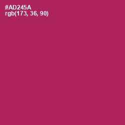 #AD245A - Night Shadz Color Image