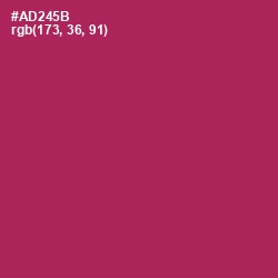 #AD245B - Night Shadz Color Image