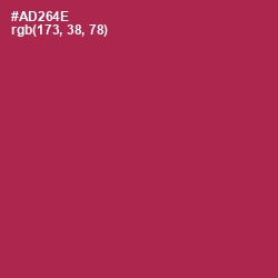 #AD264E - Night Shadz Color Image