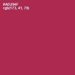#AD294F - Night Shadz Color Image