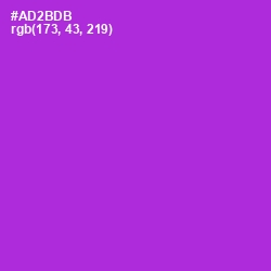 #AD2BDB - Electric Violet Color Image