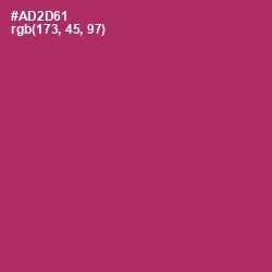 #AD2D61 - Hibiscus Color Image