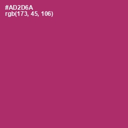 #AD2D6A - Hibiscus Color Image