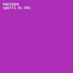 #AD2DB9 - Violet Eggplant Color Image