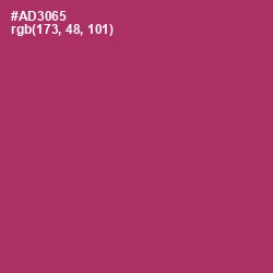 #AD3065 - Rouge Color Image