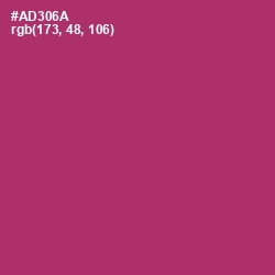 #AD306A - Rouge Color Image