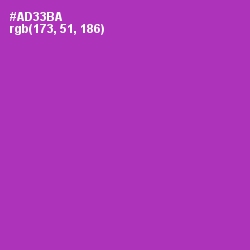 #AD33BA - Violet Eggplant Color Image