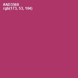 #AD3568 - Rouge Color Image