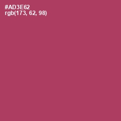 #AD3E62 - Rouge Color Image