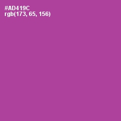 #AD419C - Tapestry Color Image
