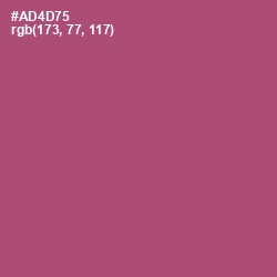 #AD4D75 - Cadillac Color Image