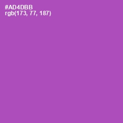 #AD4DBB - Wisteria Color Image