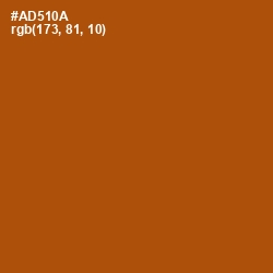 #AD510A - Rich Gold Color Image