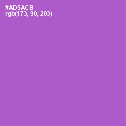 #AD5ACB - Amethyst Color Image
