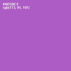 #AD5BC5 - Amethyst Color Image