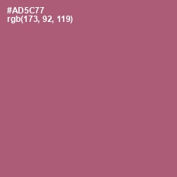 #AD5C77 - Cadillac Color Image