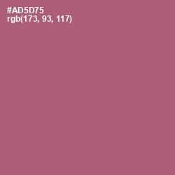 #AD5D75 - Cadillac Color Image