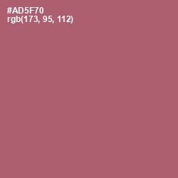 #AD5F70 - Cadillac Color Image