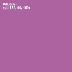 #AD639F - Turkish Rose Color Image