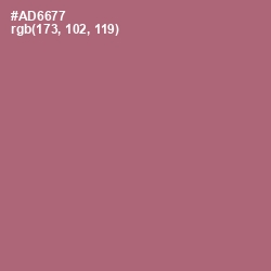 #AD6677 - Coral Tree Color Image