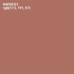 #AD6F61 - Coral Tree Color Image