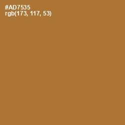 #AD7535 - Copper Color Image