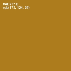 #AD7C1D - Mandalay Color Image