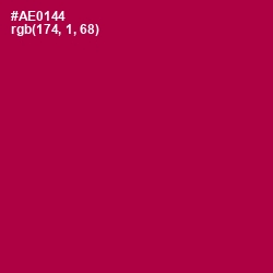 #AE0144 - Jazzberry Jam Color Image