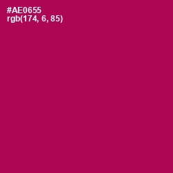 #AE0655 - Jazzberry Jam Color Image
