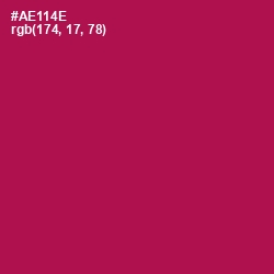 #AE114E - Jazzberry Jam Color Image