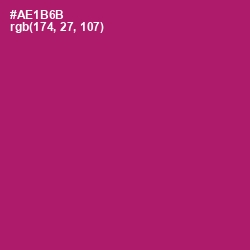 #AE1B6B - Lipstick Color Image